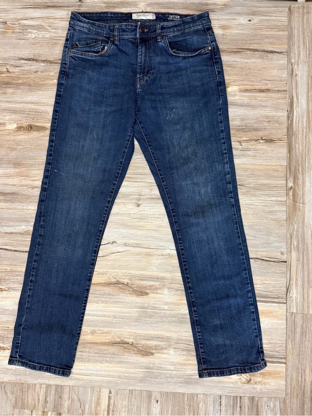 English Laundry Jeans Men’s 34x30 Sutton Slim Straight Blue